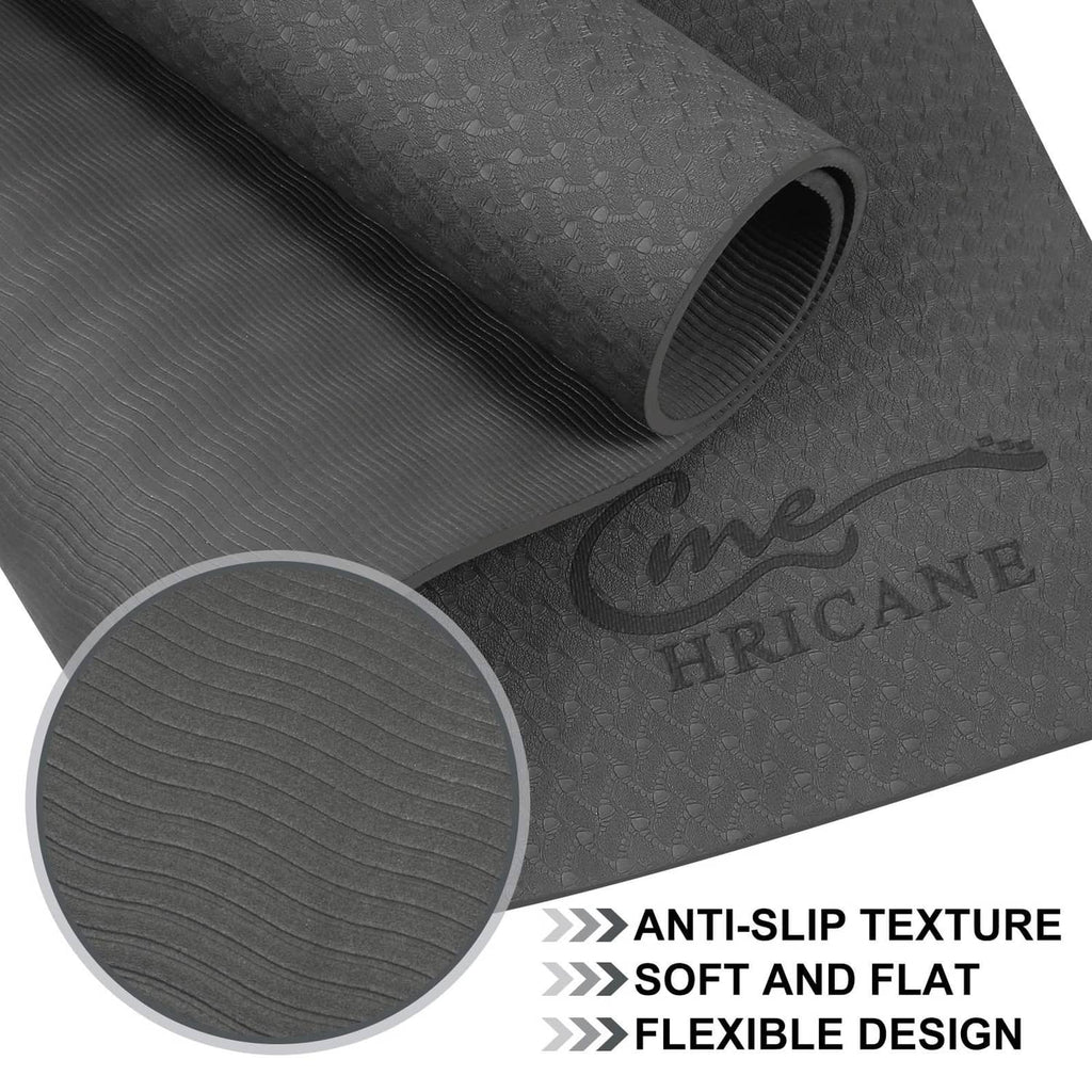 Black non-slip guitar work mat with textured surface and rolled edge