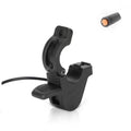 Black 3-pin thumb throttle with cable and protective rubber cover