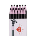 Pink peel-off china marker set with black caps, shown in a retail box.