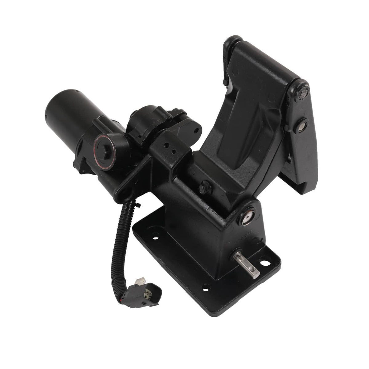 Left-side power running board motor assembly, black bracket and cylindrical motor