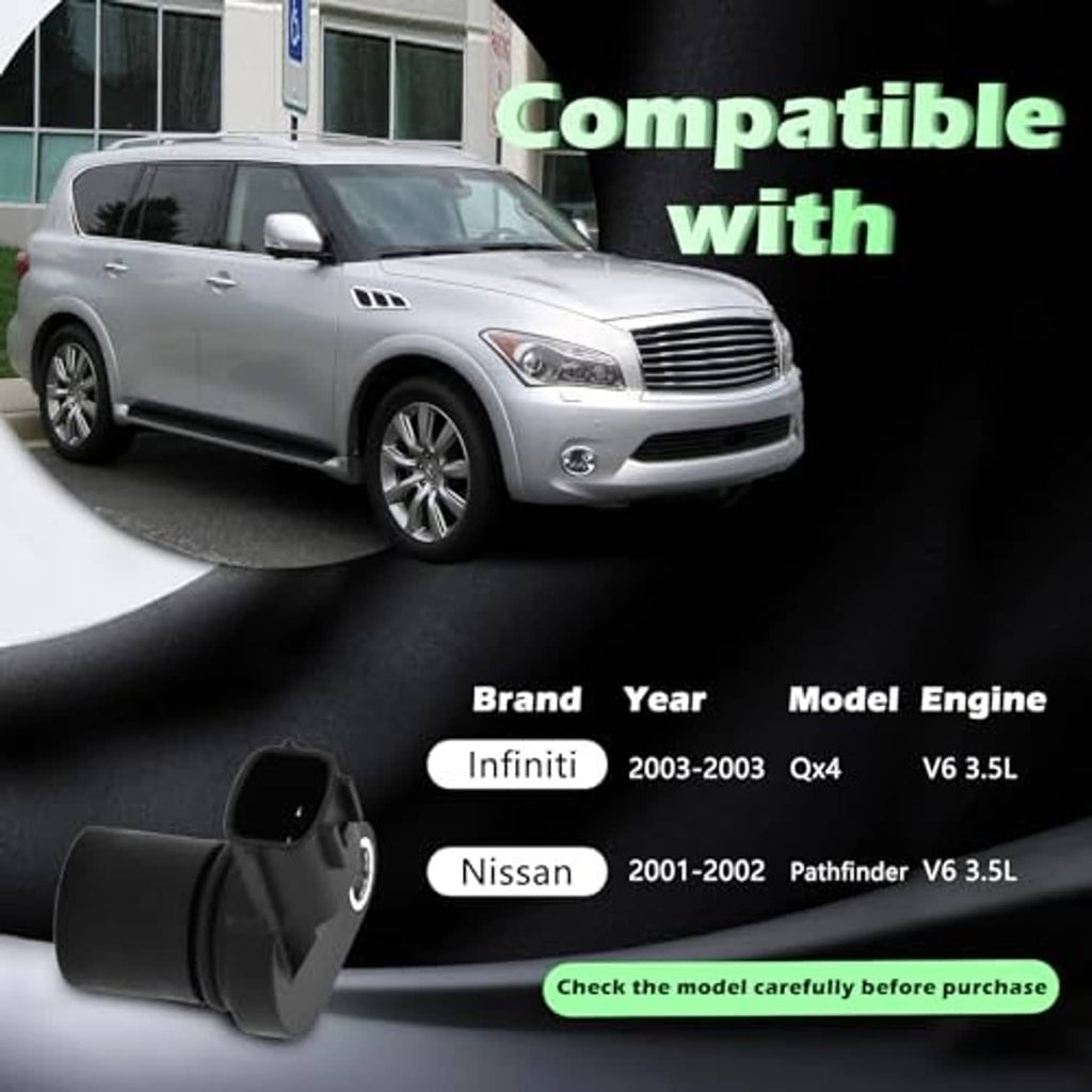 Black camshaft position sensor with electrical connector and circular mounting port