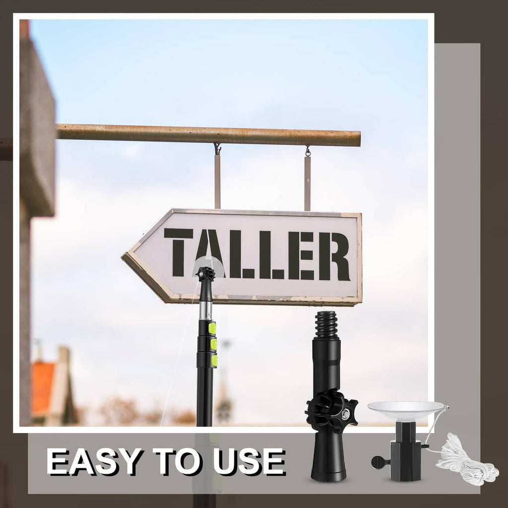 Black readerboard letter change arm system with suction cup, collar, and mounting bracket