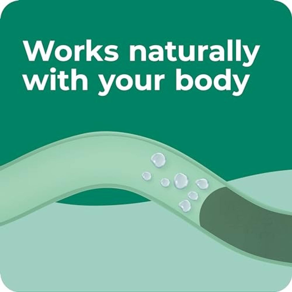 Dulcolax Liquid saline laxative drops flowing along body diagram
