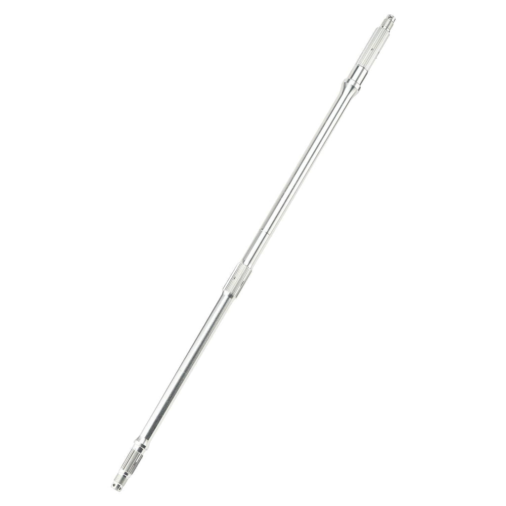 Axle shaft for rear differential, silver steel rod with splined ends