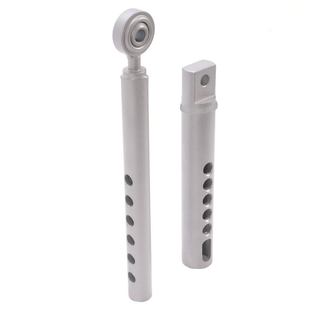 3-point lift stabilizer link assembly with hinge bearing and perforated steel bars