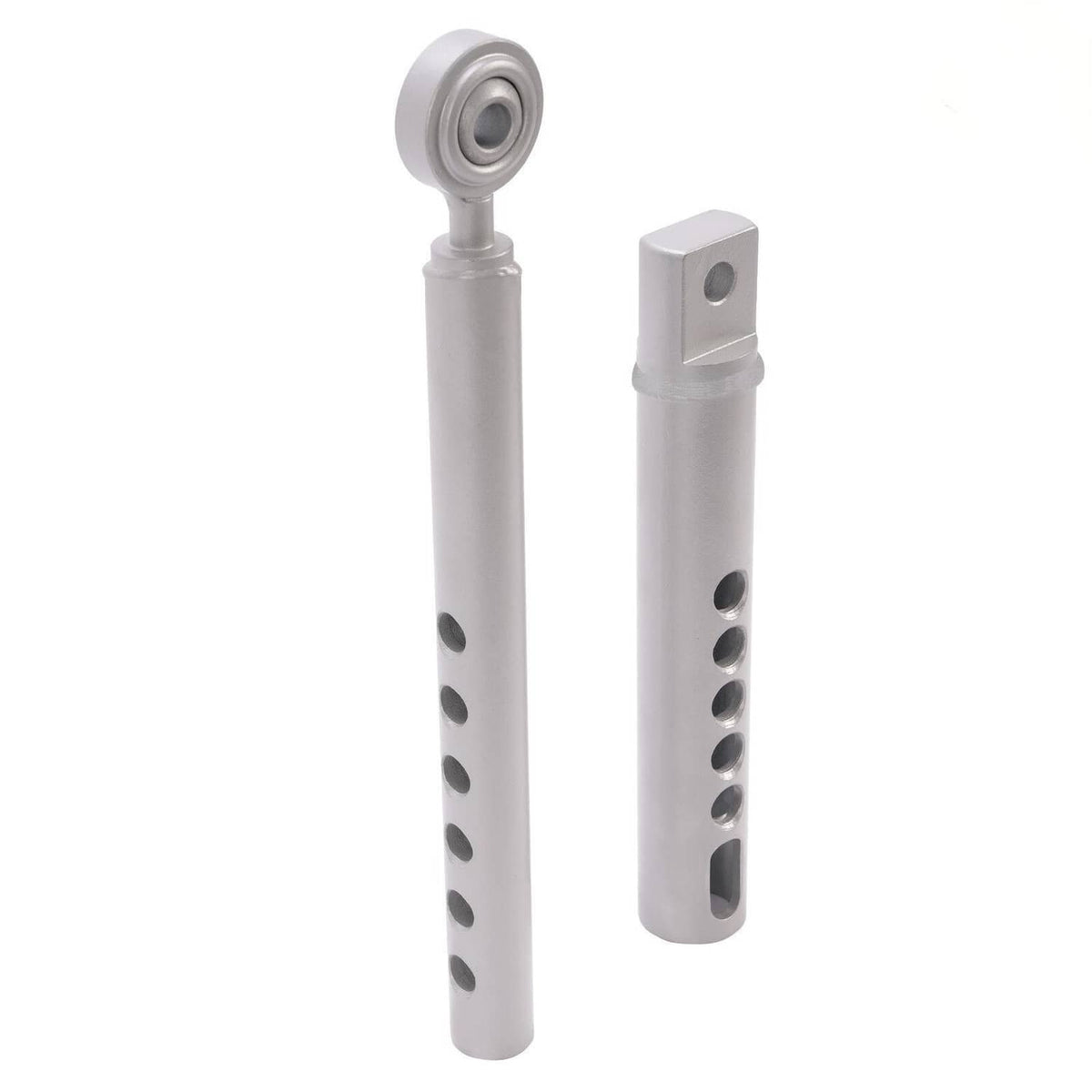 3-point lift stabilizer link assembly with hinge bearing and perforated steel bars