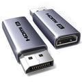UGREEN 2-pack active DisplayPort to HDMI adapters with DP male and HDMI female ports, metal