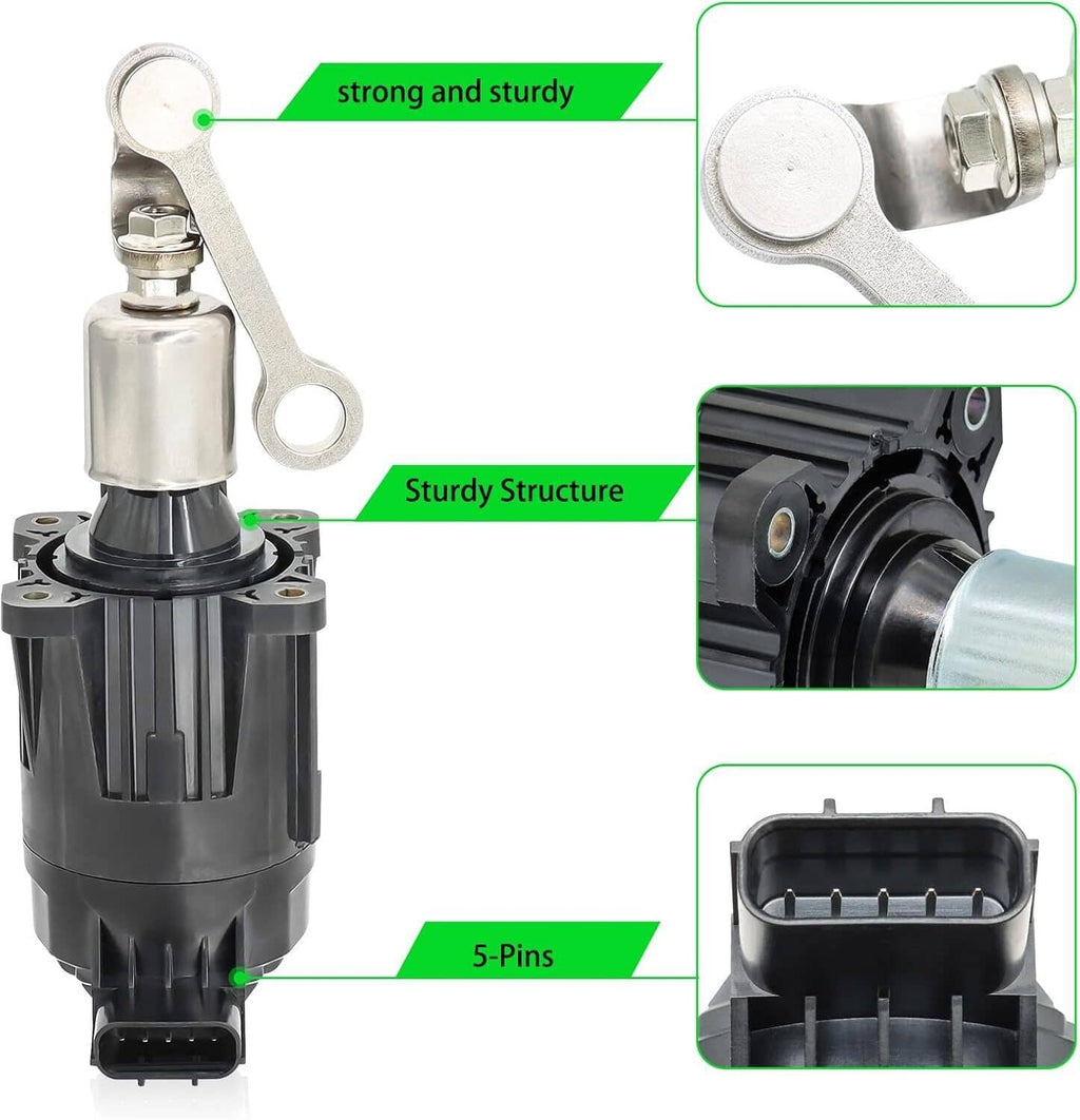 Turbocharger with actuator, silver body with mounting flange and sensor plug.