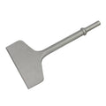 Sabre Tools air hammer chisel bit with flat scraping head, 4 in x 7.5 in