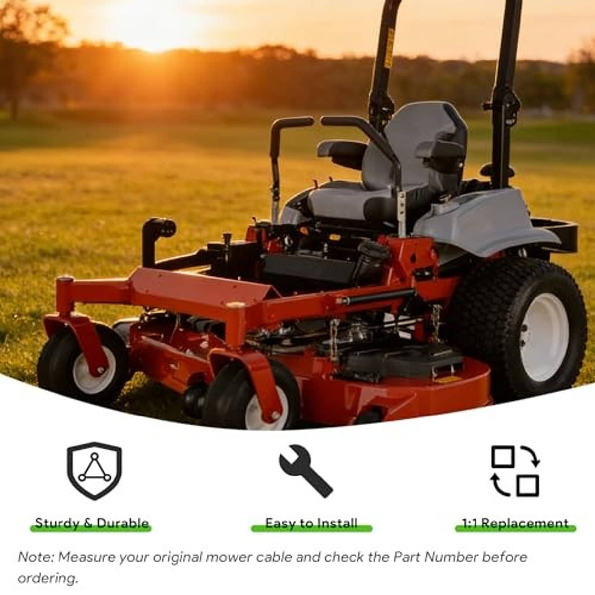 Zero-turn lawn mower with throttle control cable connection area