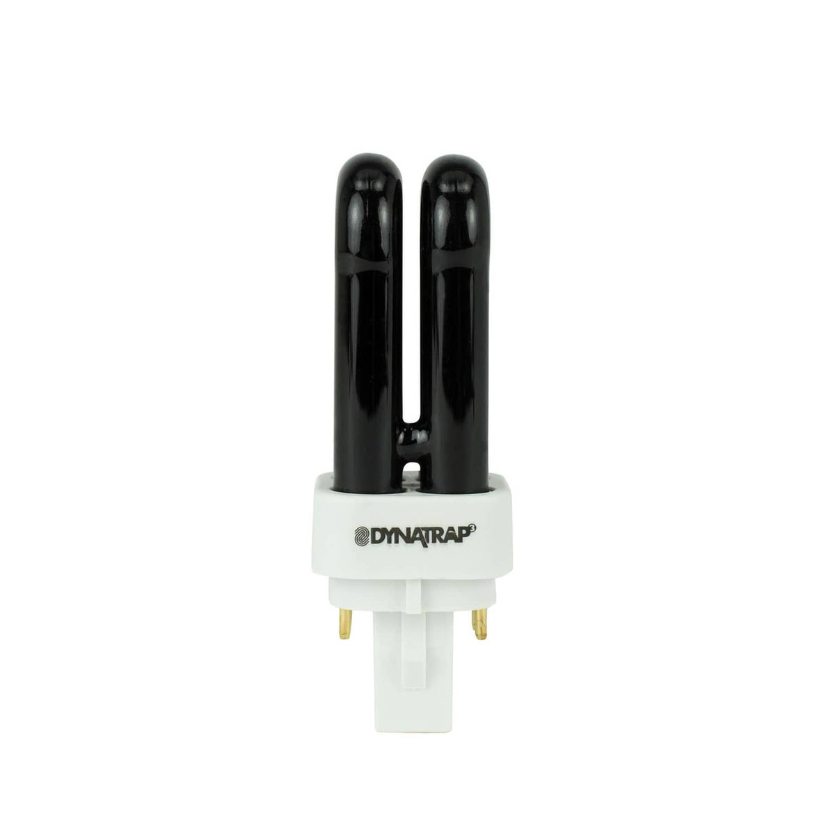 DynaTrap 7-watt UV replacement bulb with two black tubes and white plug base