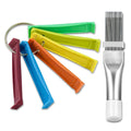 2-piece condenser fin comb tools, silver metal and multicolor plastic handles.