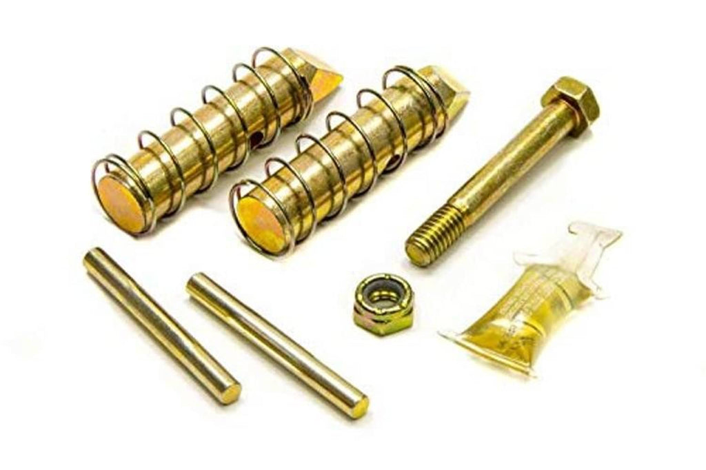 Repair kit with two coil inserts, bolts, rods, nut, and small hardware bag