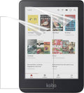 Black e-reader screen protector film, anti-glare coverage on front display