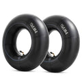Pair of black inner tubes with 13x5.00-6 markings and two valve stems