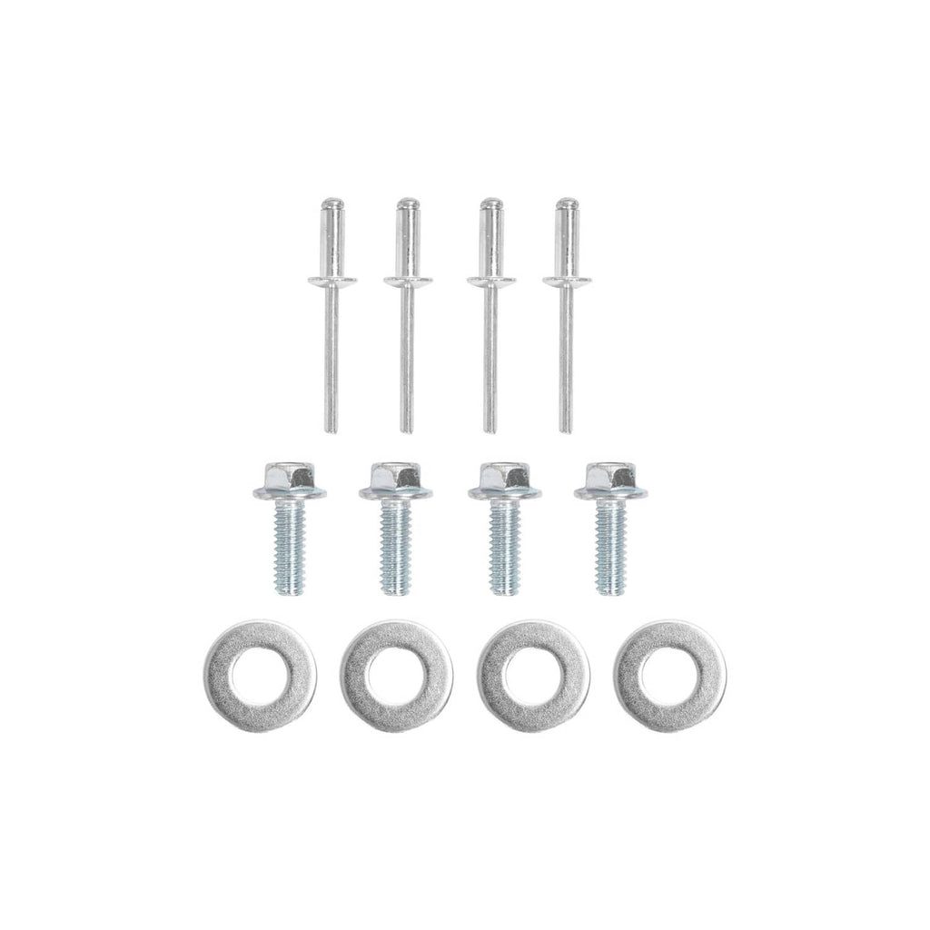Mounting hardware kit with bolts and washers.