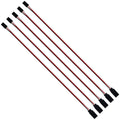 3-pin servo extension wires with JR male-to-female plugs, black housing