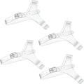 Clear replacement ankle straps for heels with adjustable buckle and transparent strap