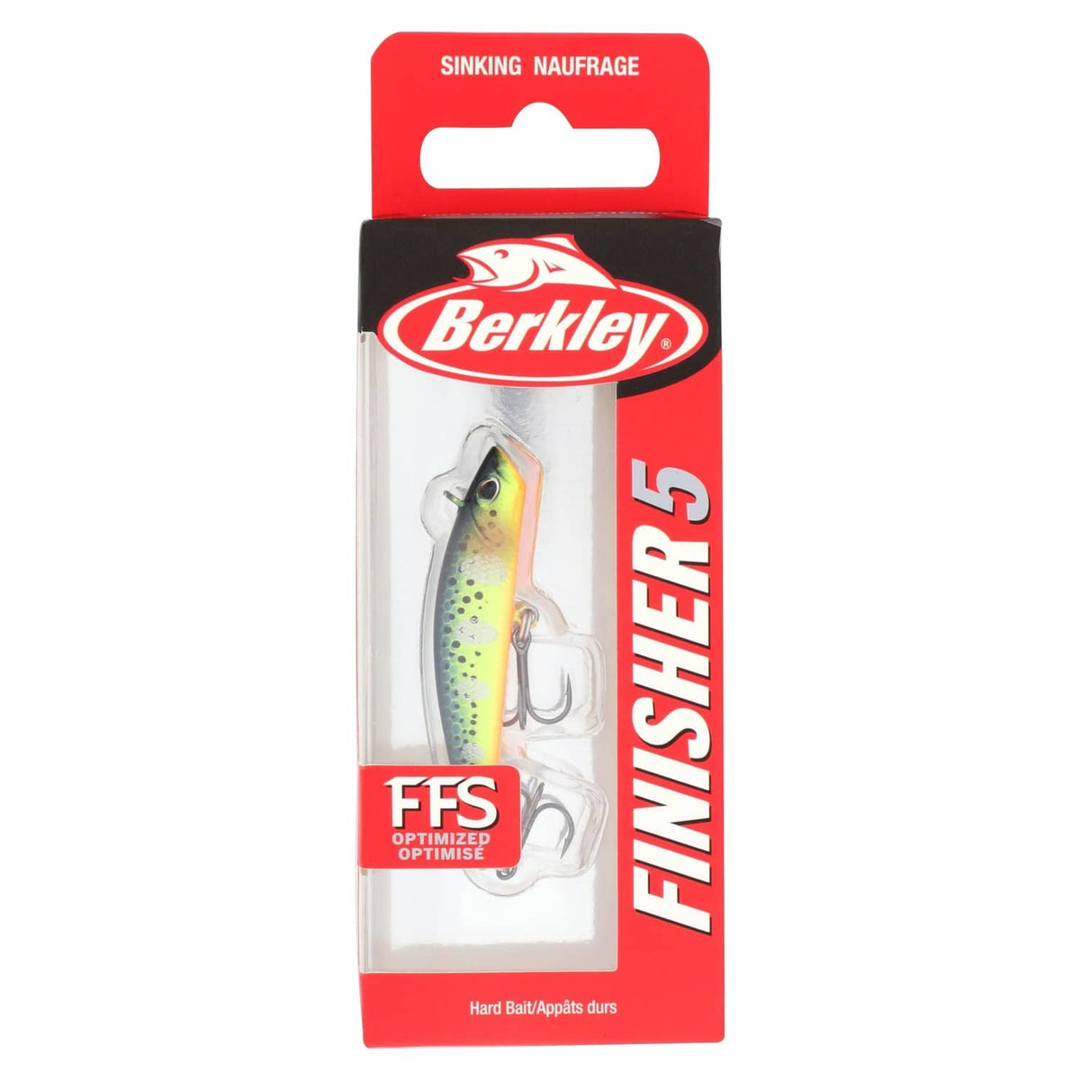 Berkley Finisher sinking bait package with lure artwork on front