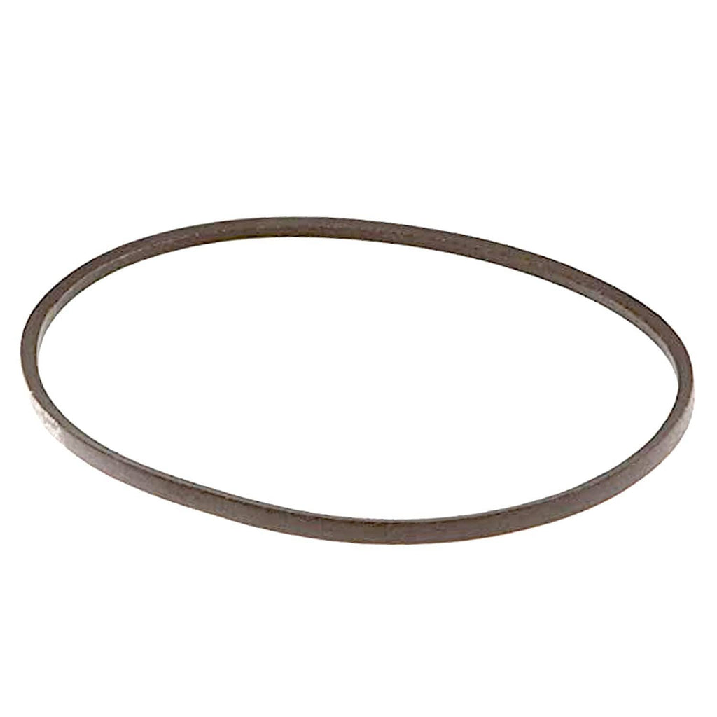 Flat gray V-belt loop, lawn mower drive belt
