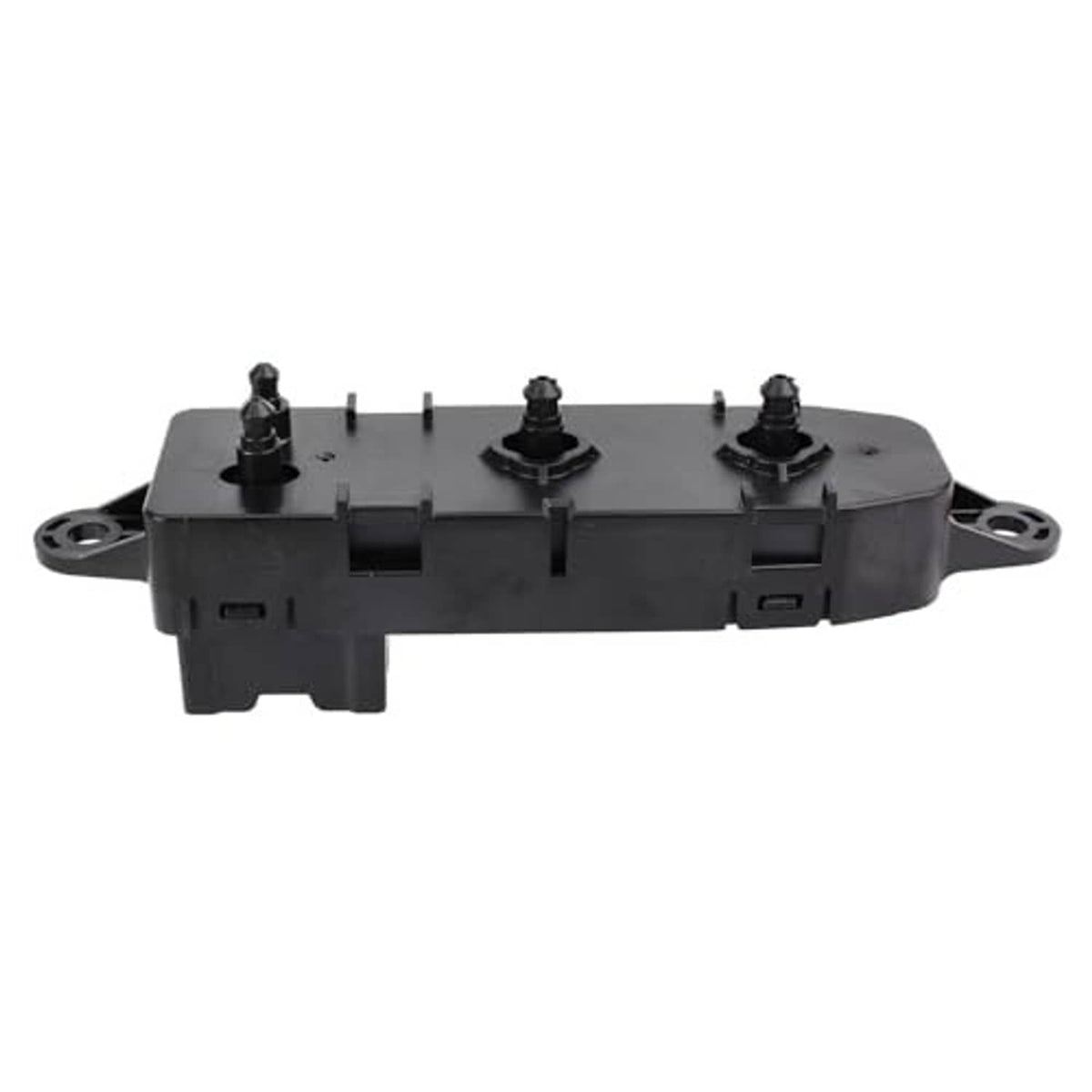 Power seat control switch module, black plastic with four top screws and side mounting holes
