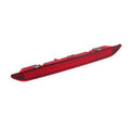 Red LED third brake light with clear lens and top mounting points