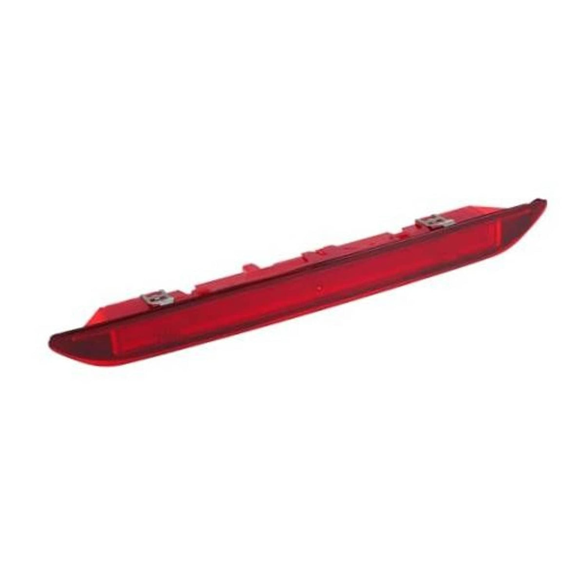 Red LED third brake light with clear lens and top mounting points