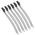 5 to 10 turn variable resistor kit, black housings with silver metal leads (set of resistors)