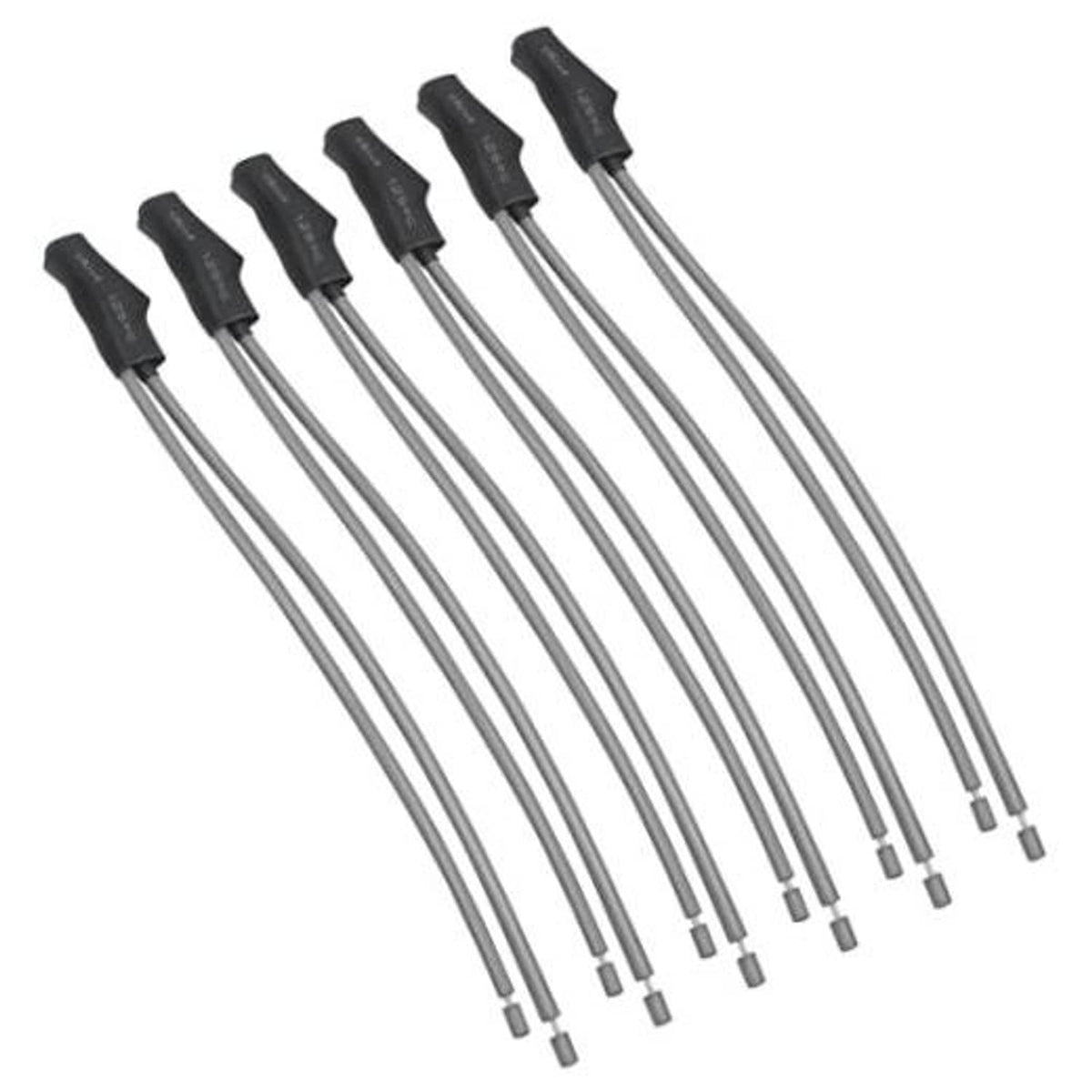 5 to 10 turn variable resistor kit, black housings with silver metal leads (set of resistors)