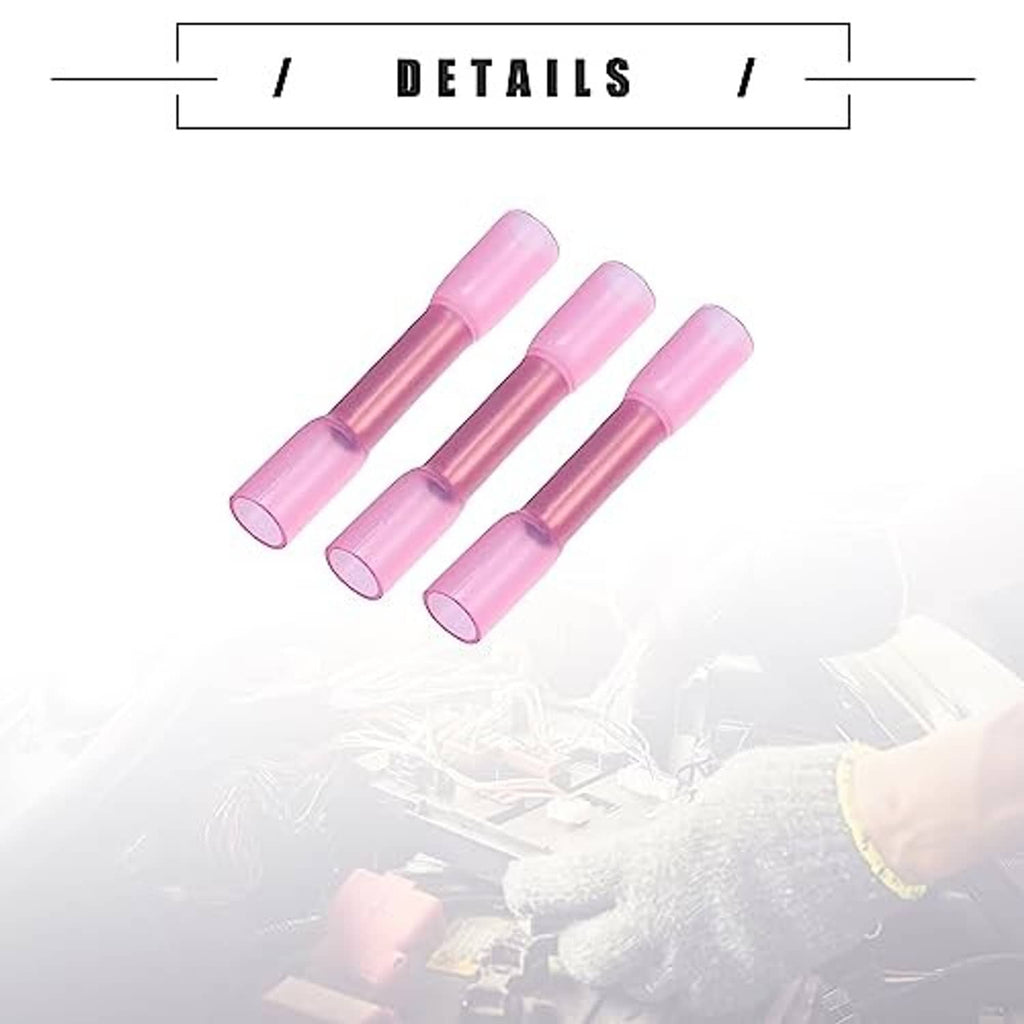 Three pink terminal seals for crank sensor connector pigtail wire harness