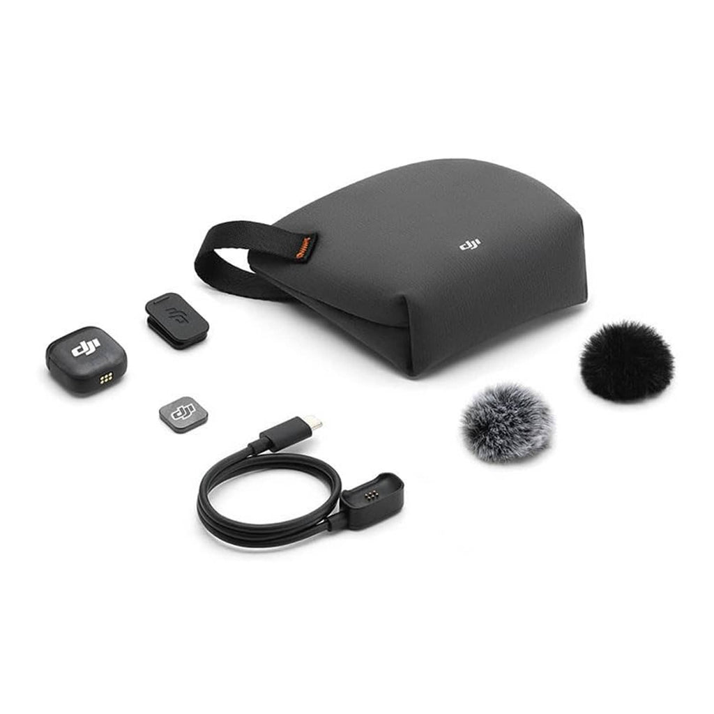 RivetOak DJI Mic 3 Transmitter, Wireless Mini Microphone for 2.00, Black