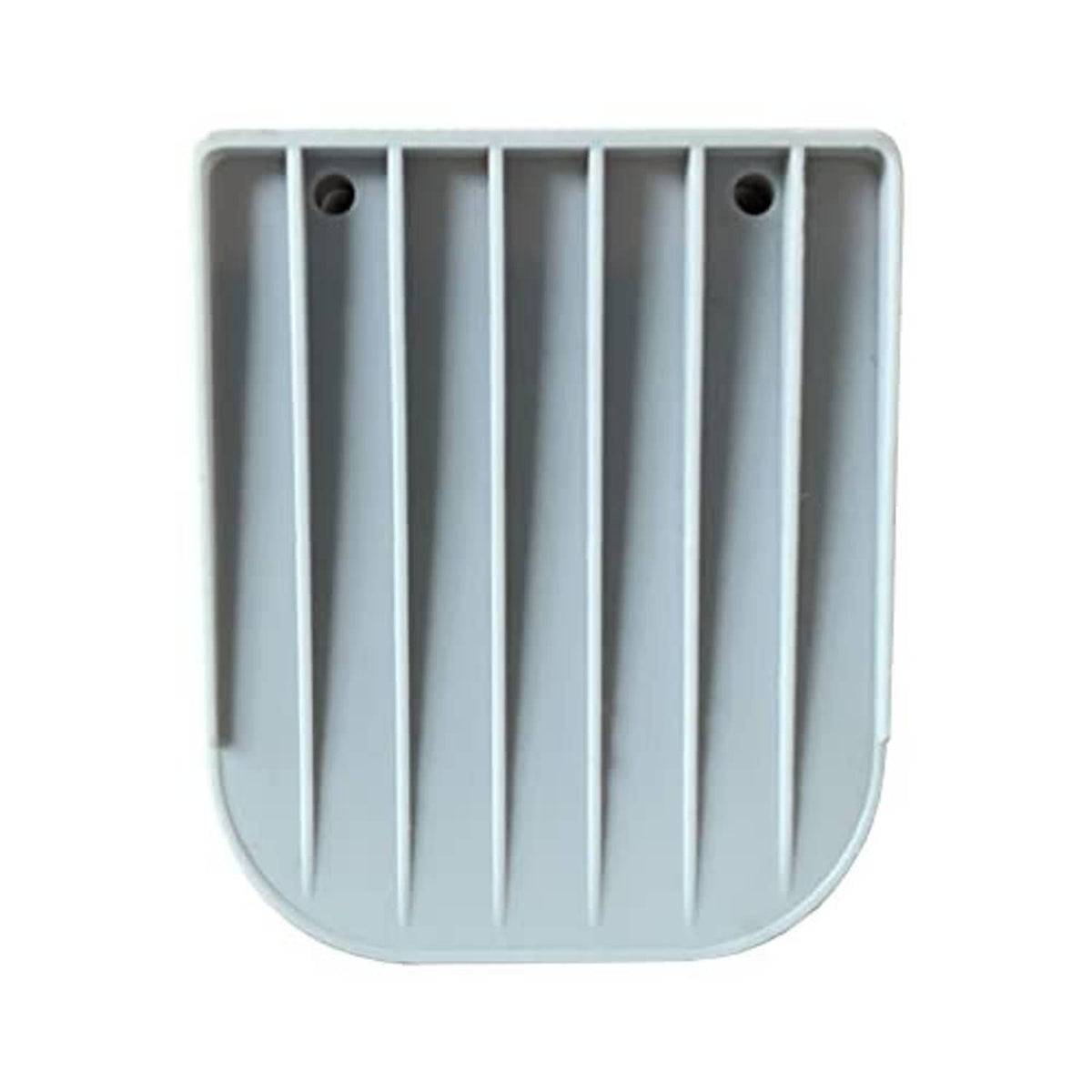 Light blue exhalation valve replacement insert with slotted fins and two top holes
