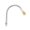 Westinghouse gutter-cleaning pressure washer wand with curved metal tube and brass coupler