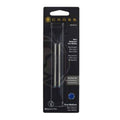 Cross mini ballpoint pen refill, medium point, blue ink, 2-pack in retail blister