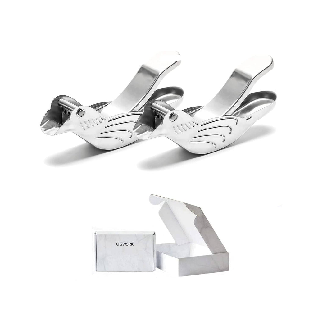 OGWSRK stainless steel bird citrus juicer, two-pack with retail box