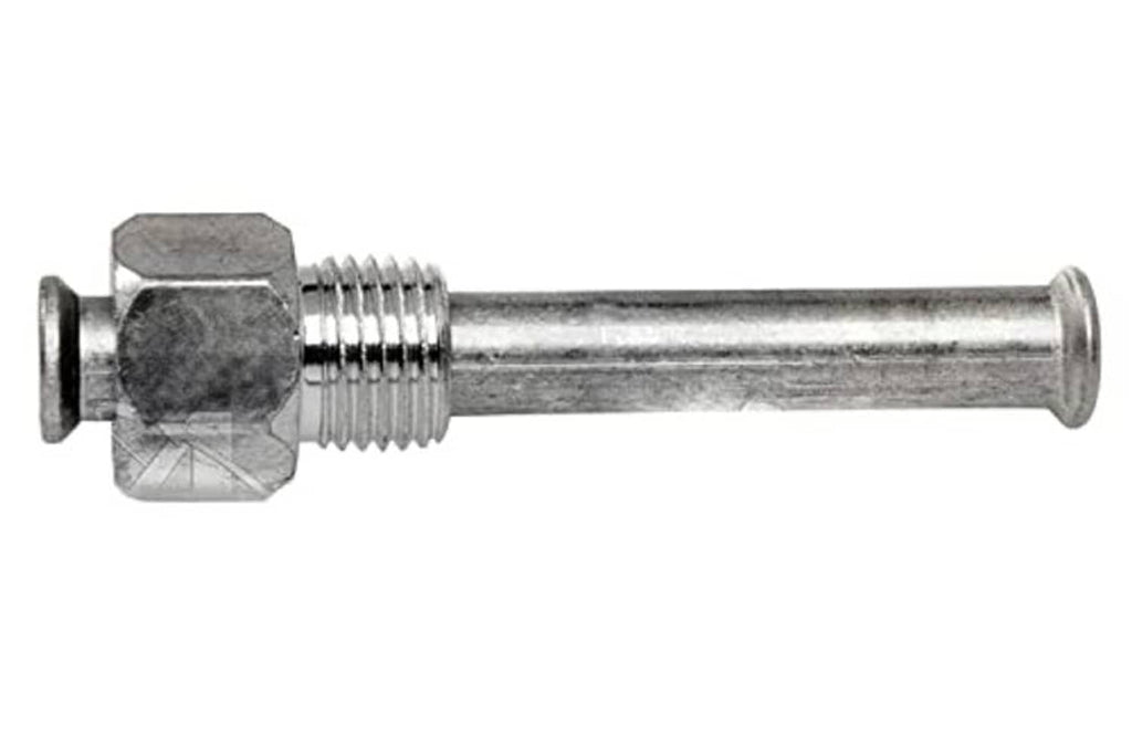 Quick-connect coupler with hex head, spiral threads, and cylindrical body