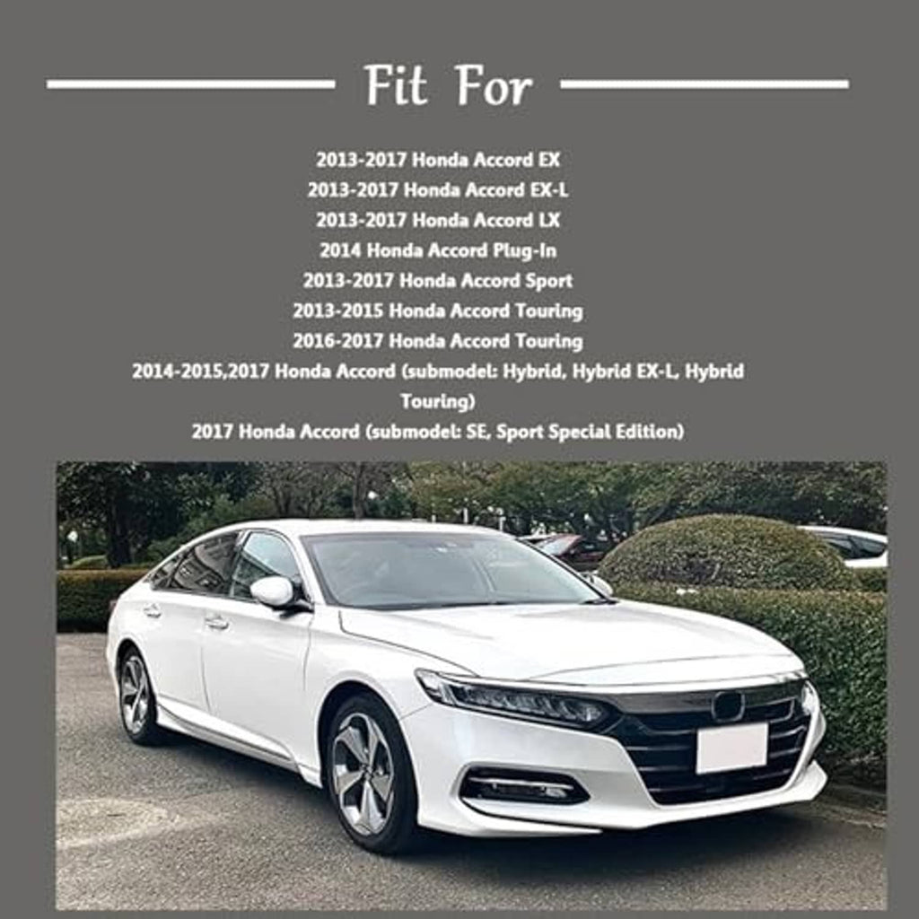 Front bumper bracket fitment compatibility for Honda Accords (2013-2017)