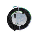 Programmable single-fire ignition module with black wire harness and silver control unit