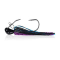 Berkley bladed jig lure with purple and blue silicone skirt and black head