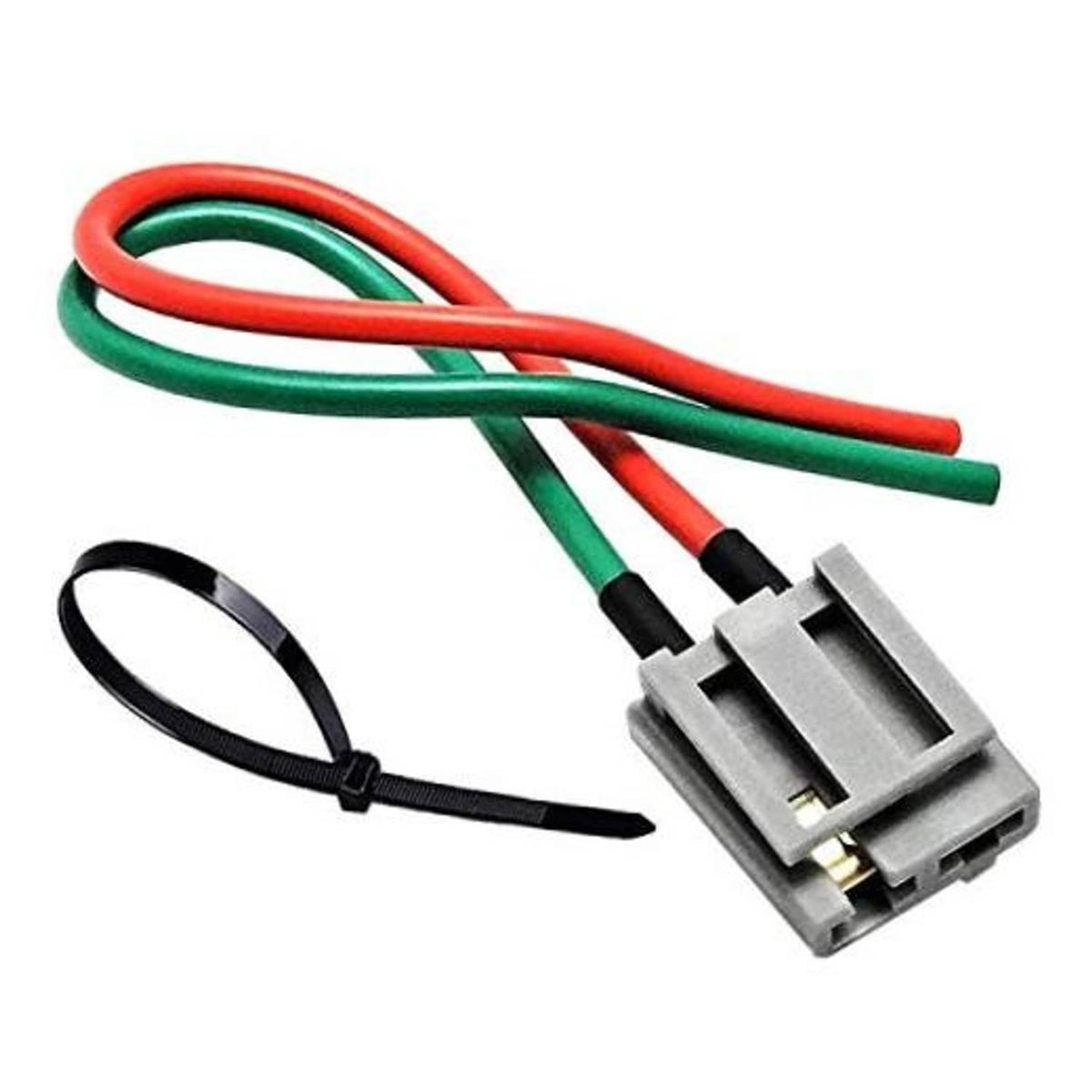 HEI distributor pigtail wire harness with gray connector and red/green wires