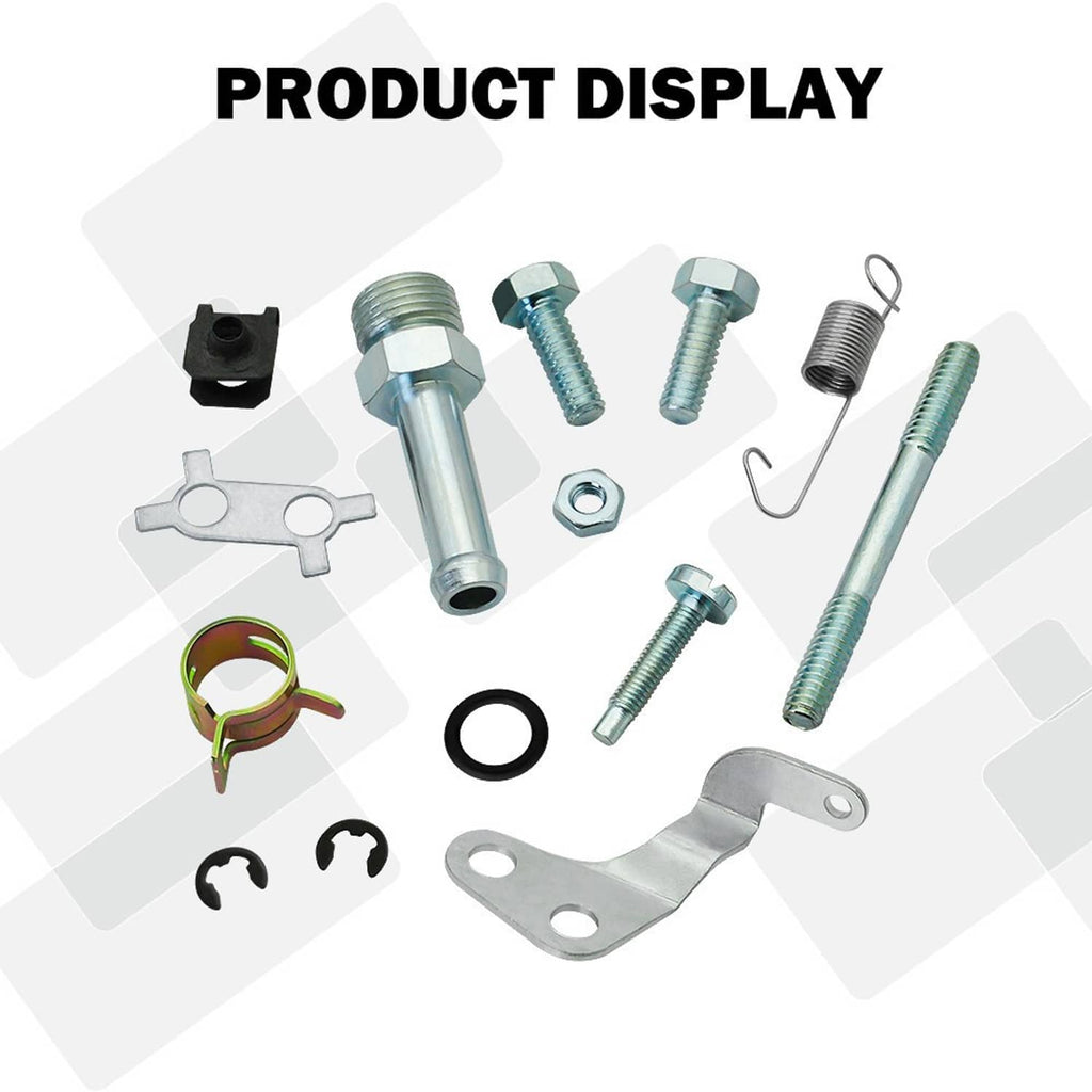 Carburetor hardware kit: bolts, springs, clips, gaskets, and O-ring for Holley 2-barrel