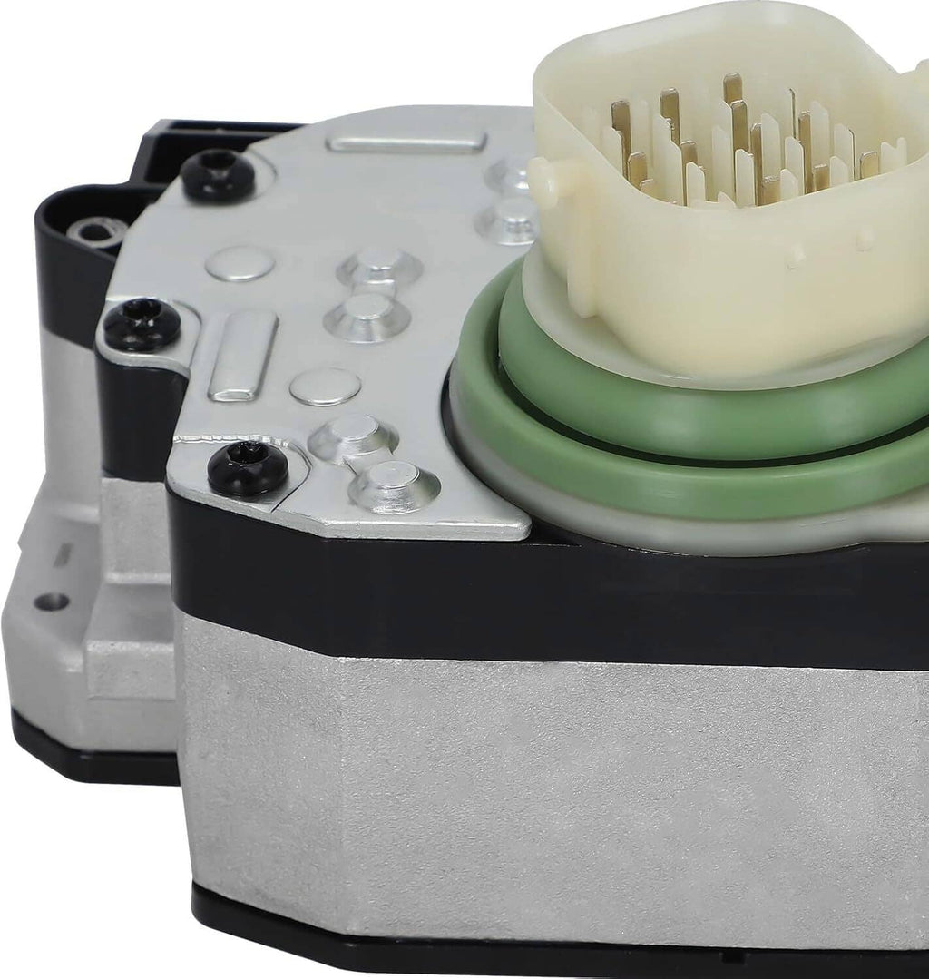 Transmission solenoid pack connector block with multi-pin housing