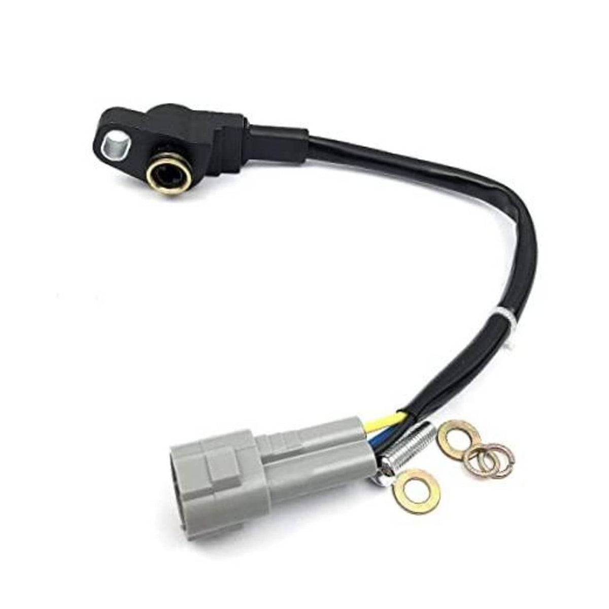 Throttle position sensor with black cable and gold-ring electrical connector