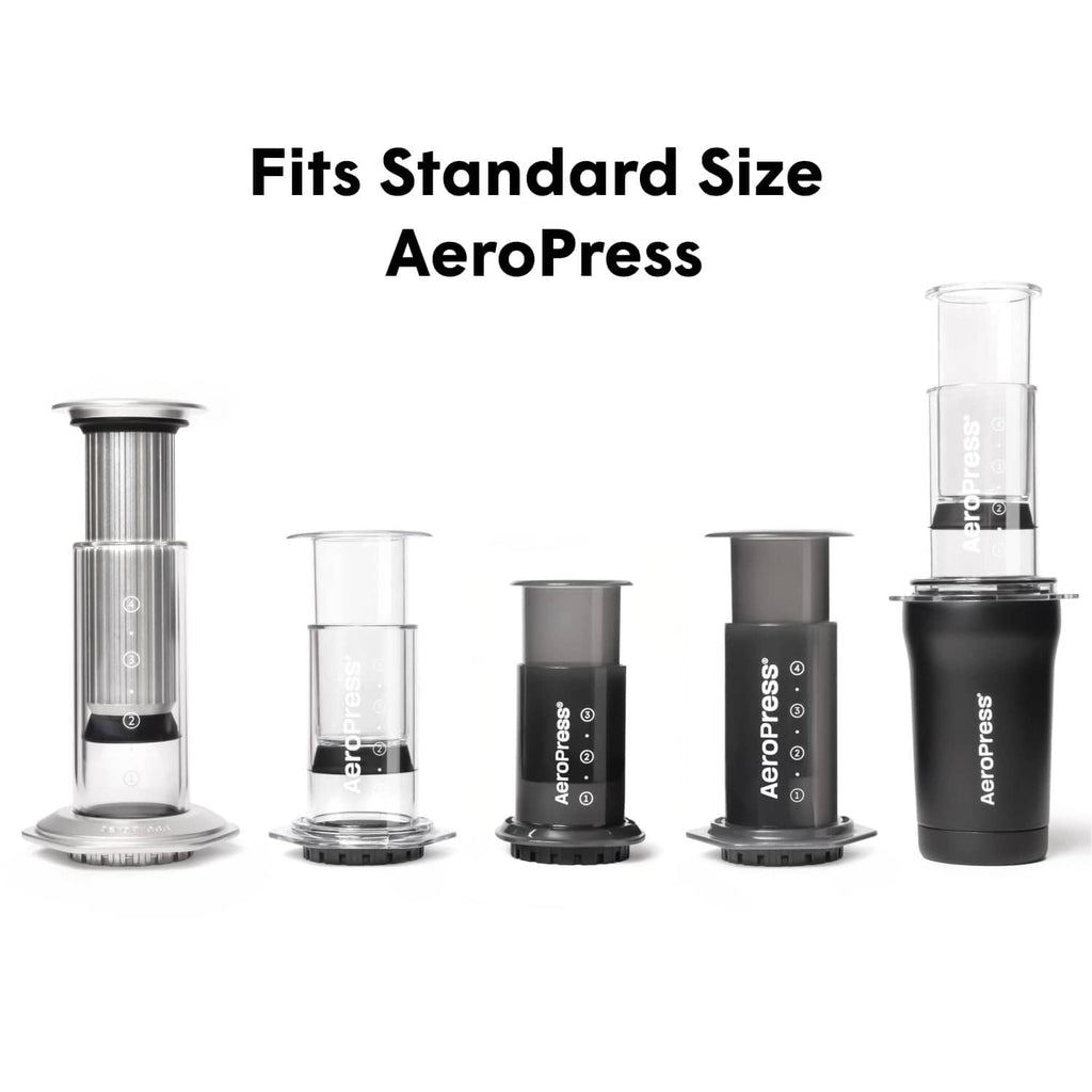 AeroPress standard-size micro-filters pack for smooth, grit-free coffee