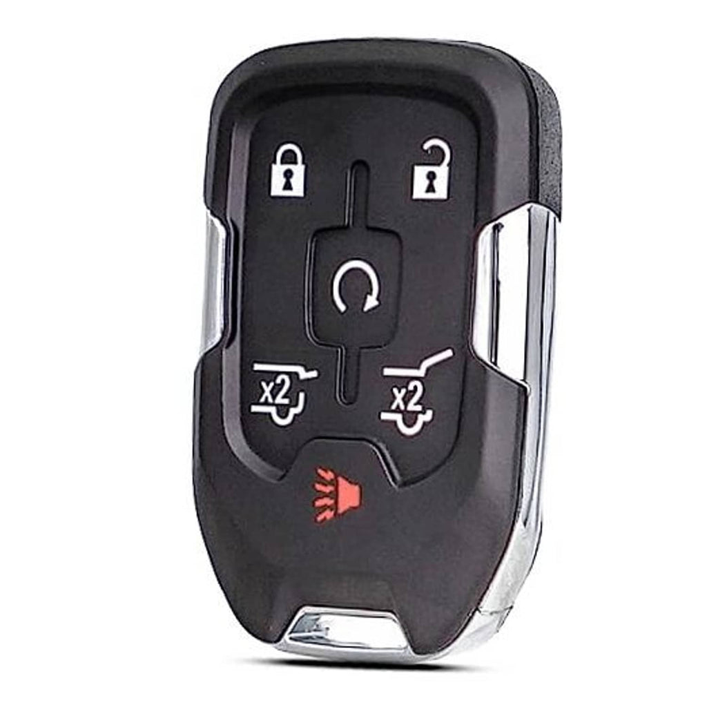 Black key fob shell case with lock/unlock buttons and keyless entry icons