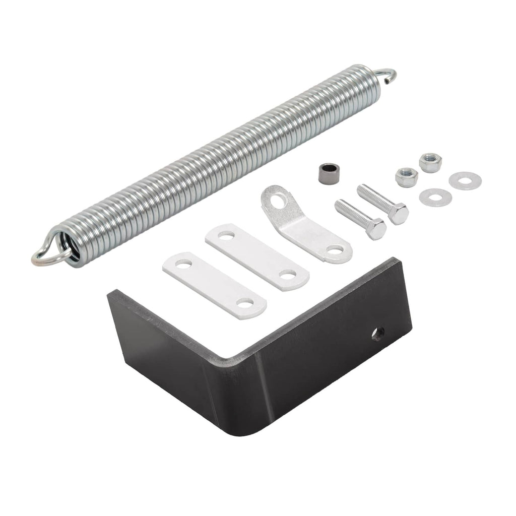 Right steel tailgate spring lift assist with coil spring, bracket, and mounting hardware