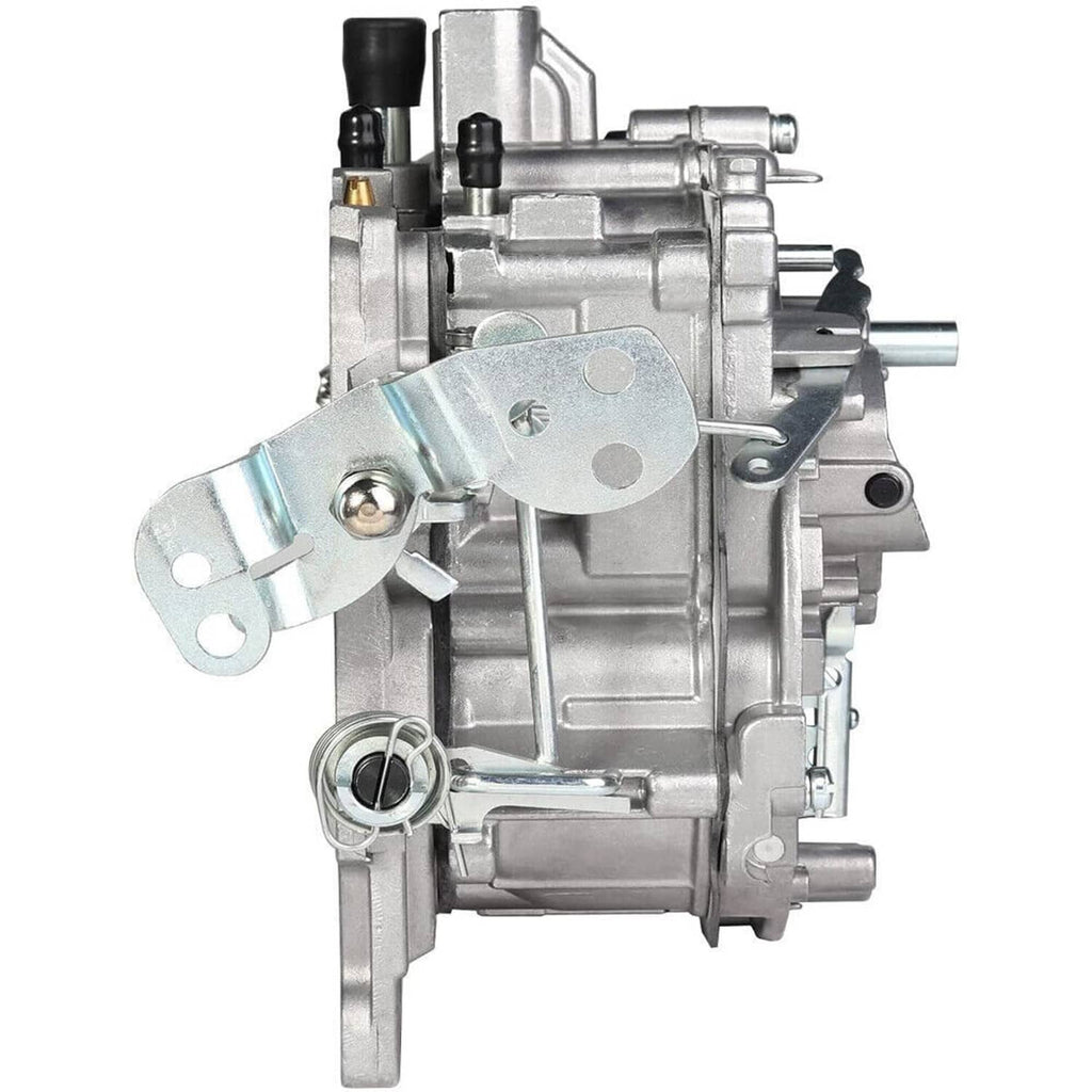 Rochester Quadrajet 4-barrel carburetor rear side view with vacuum ports