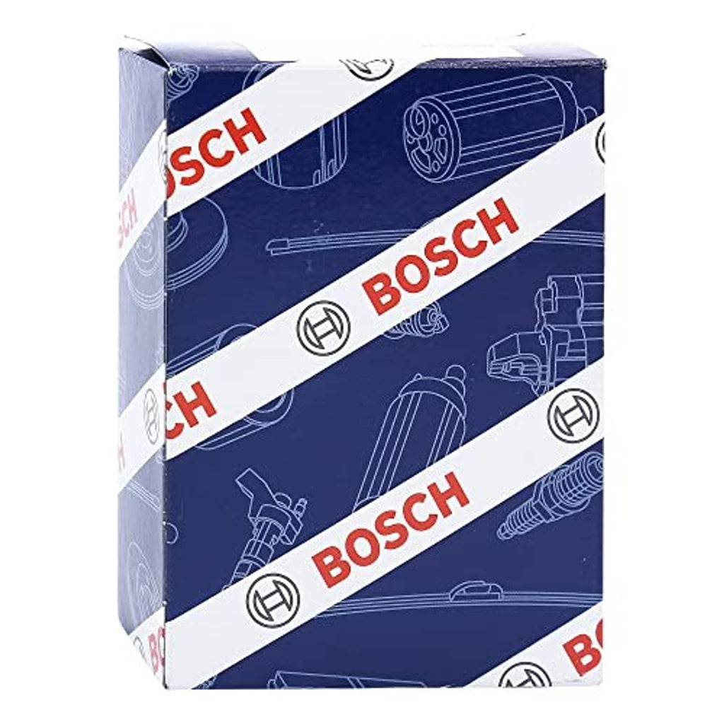 Crankshaft position sensor in BOSCH retail box with blue patterned graphics