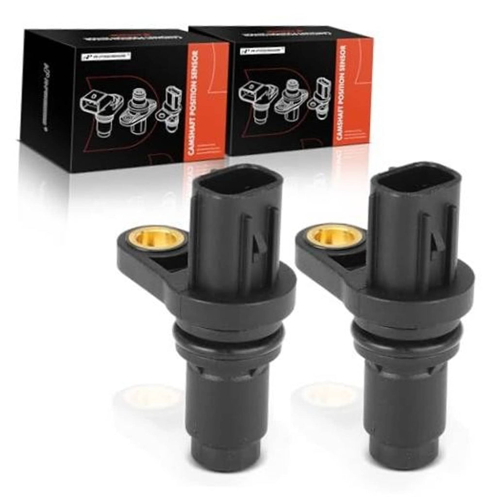 Engine camshaft position sensor, black plastic body with two pin terminals