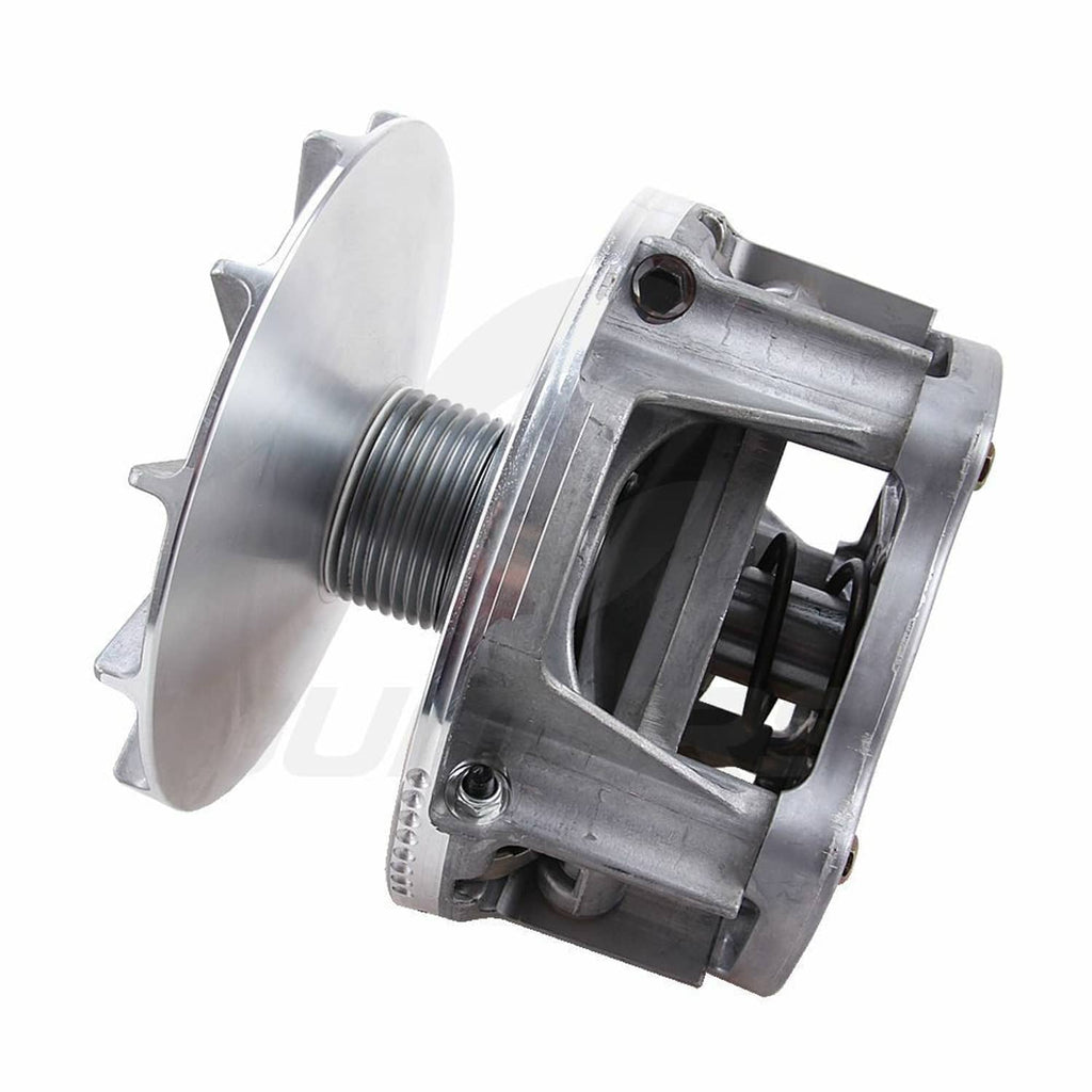 Primary drive clutch assembly shown from side with coil spring and outer mounting plate